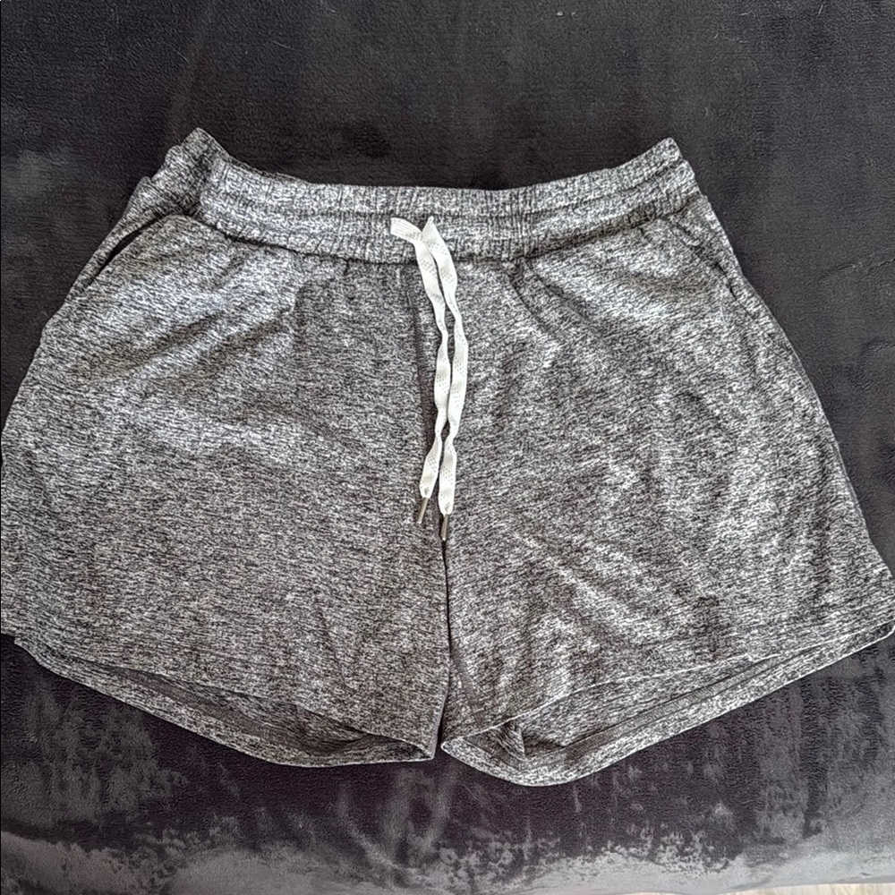 Pacific Trail Gray Athletic Shorts with Elastic Waistband